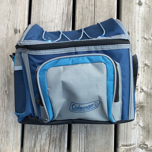 Coleman 12 Can Soft Cooler, Blue - Picture 3 of 8
